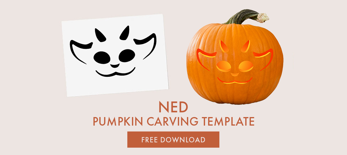 Pumpkin carving template - free download